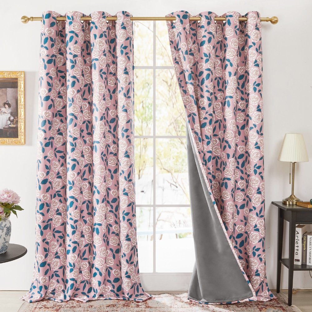 Envogue Bouguet Blackout Curtains