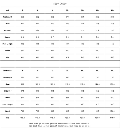 All-Over Print Women's Imitation Silk Pajama Set With Short Sleeve