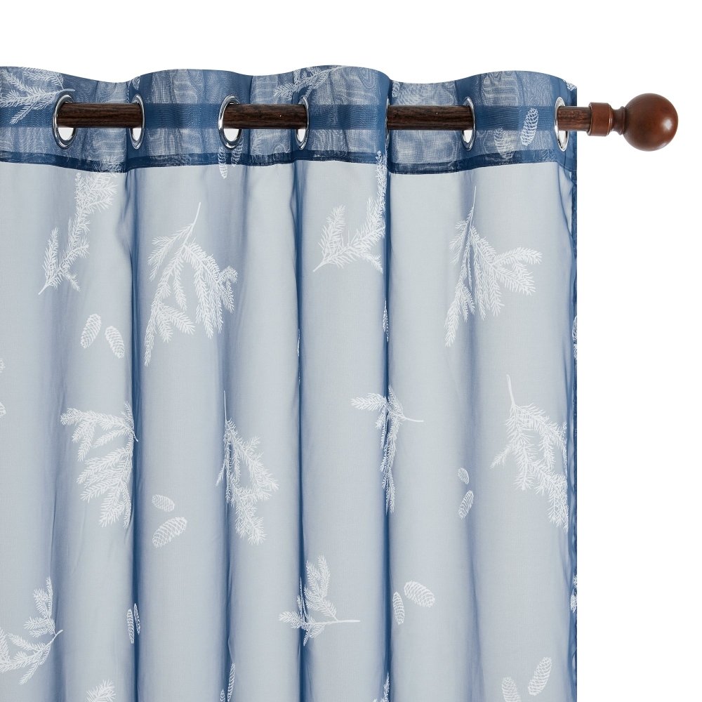 Farmhouse Forest Air Sheer Curtains
