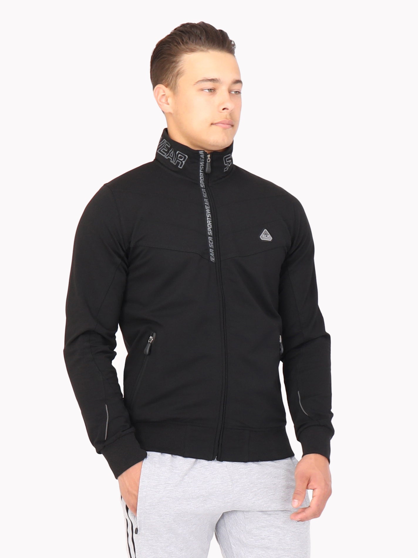 All-Day Comfort Full Zip Sweatshirt Black