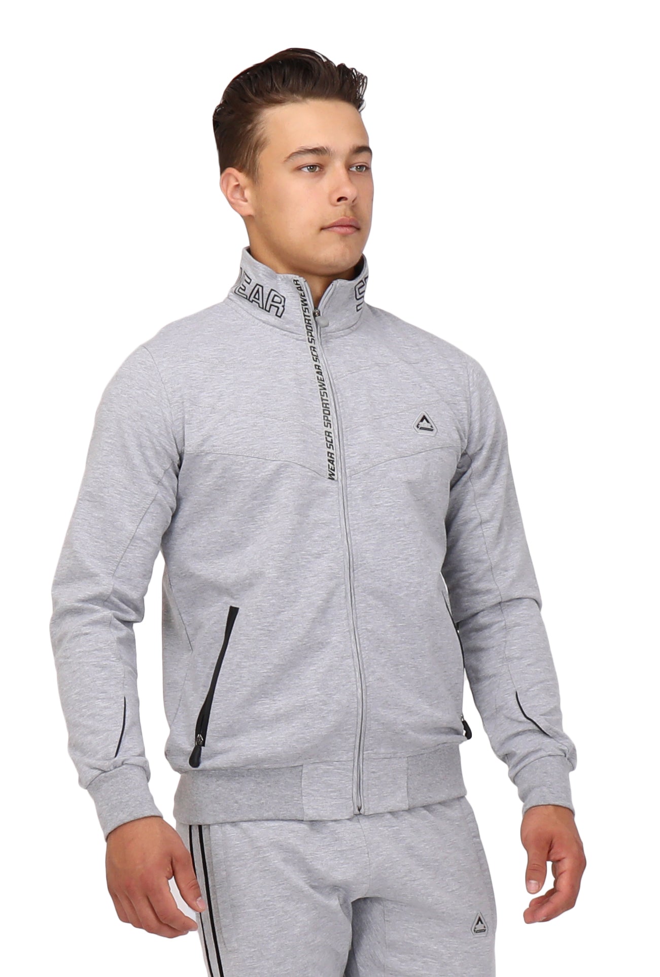 All-Day Comfort Full Zip Sweatshirt Light Grey Heather
