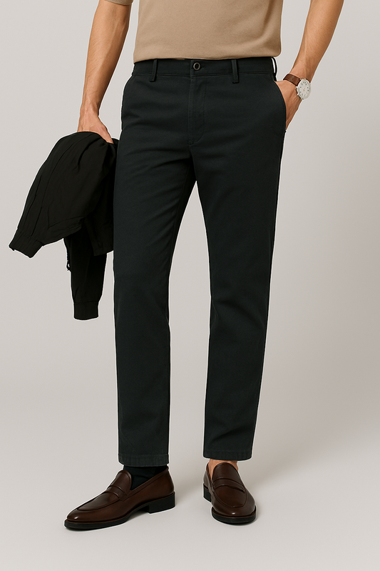 Trouser for Men-Black (Size-XS) | D202