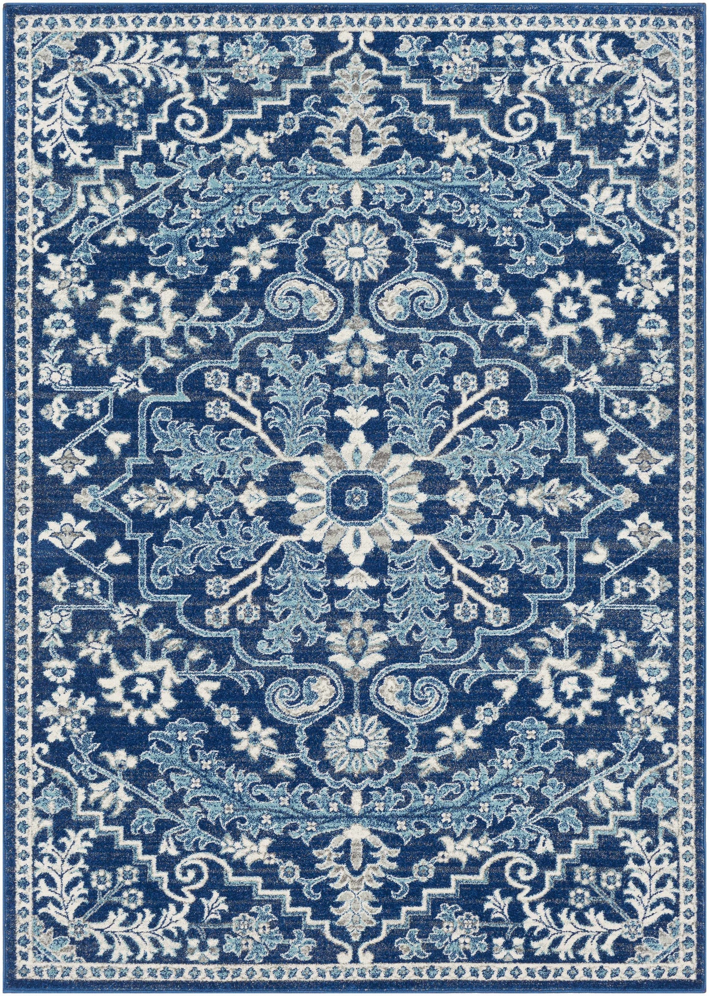 Blue Bodrum Area Rug 9' x 12'6" Rectangle