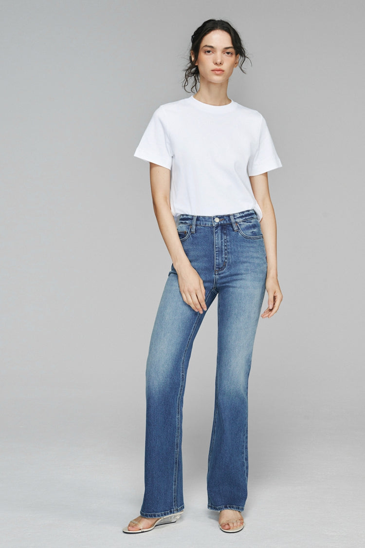 Barbara High Rise Bootcut Jeans HJ004 Tiny Dancer