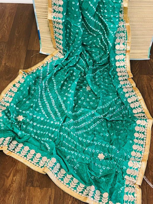 Gota patti bandhani dupatta