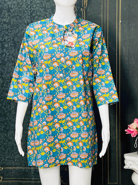 Cotton Short Kurti 46 Indian 3xl US XL