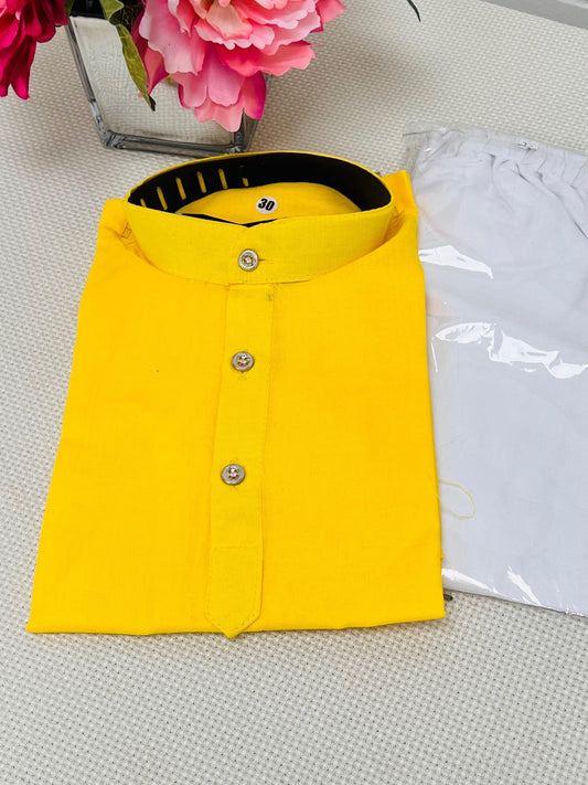 Cotton kurta pajaama set for boys