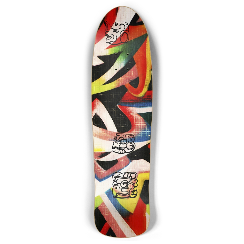 Heraldic Retro Skateboard