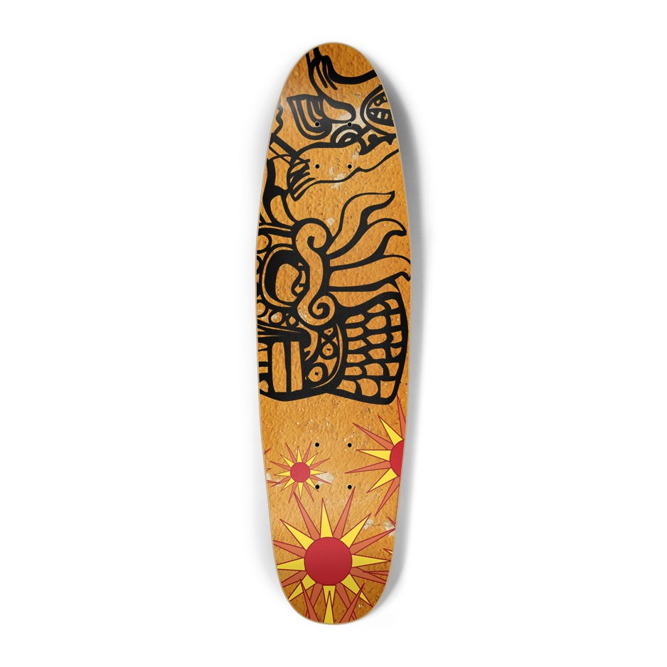 Heraldic sun motif Cruiser Shape Cruiser Deck