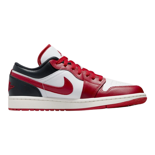 Jordan 1 Low Women Sneakers White Gym Red Black Sail