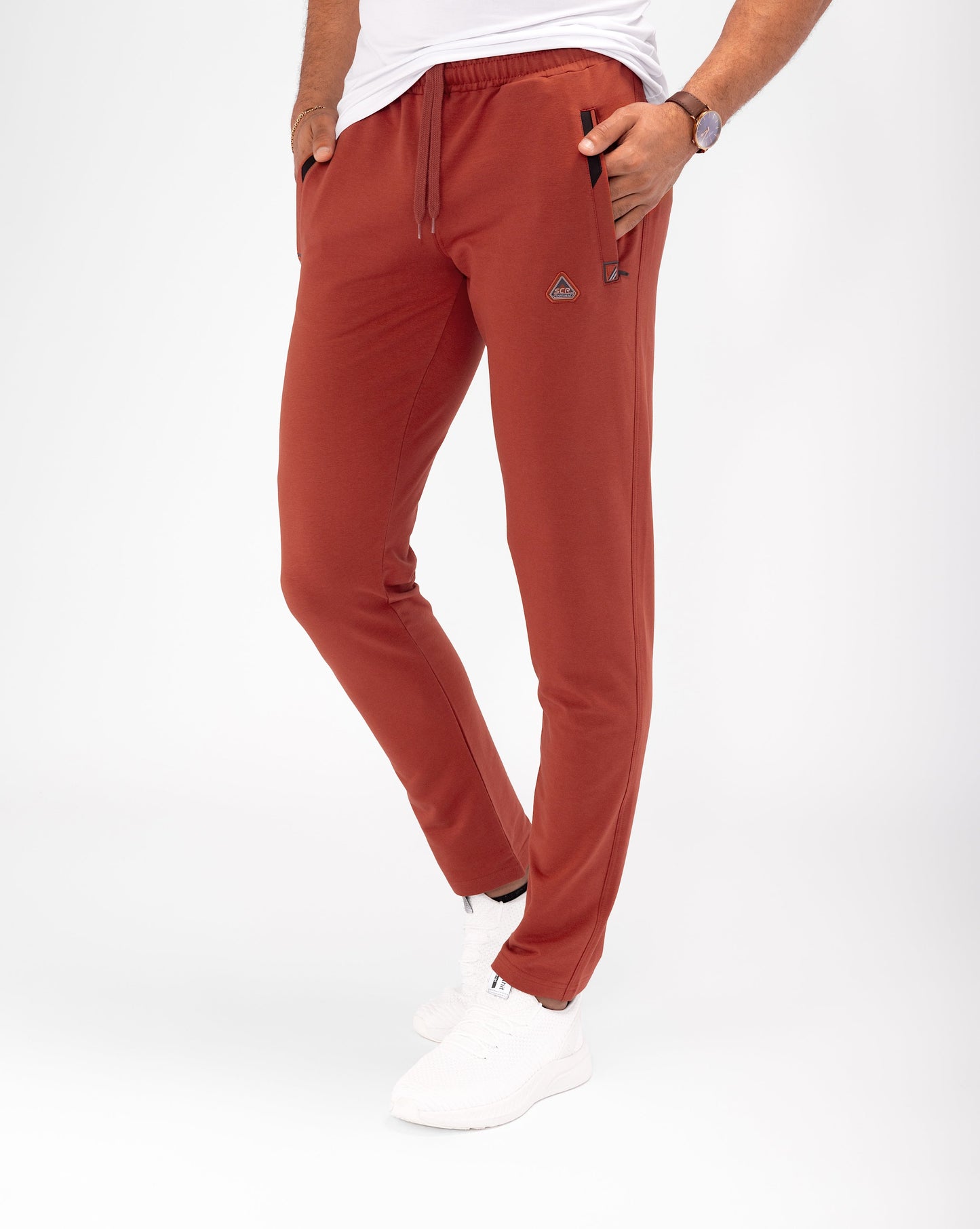 All-Day Comfort Athletic Sweatpants - Tapered (Tall Fit) Rust