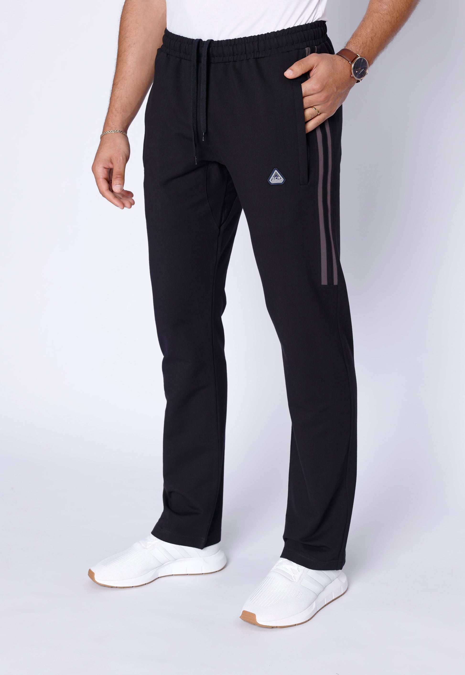 Ultimate Flex Athletic Sweatpants - Straight (Reg, Tall and Big & Tall Fit) Midnight Black Grey
