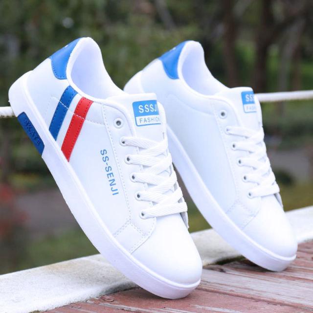 Mens Casual Shoes Winter Light Sports Shoes Men Tennis Sneaker Soft White Shoes Men's Casual Trend Lightweight Comfortable Sneakers Sport Design Blue