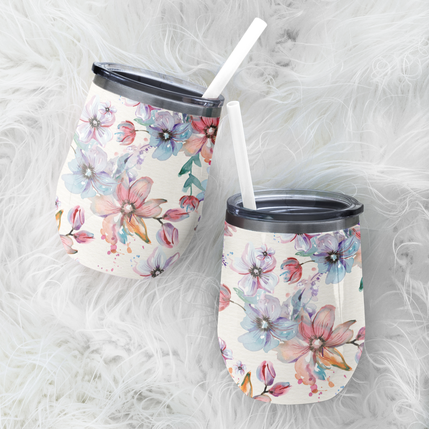 All-Over Print Egg Cup Wine Tumbler - 12OZ