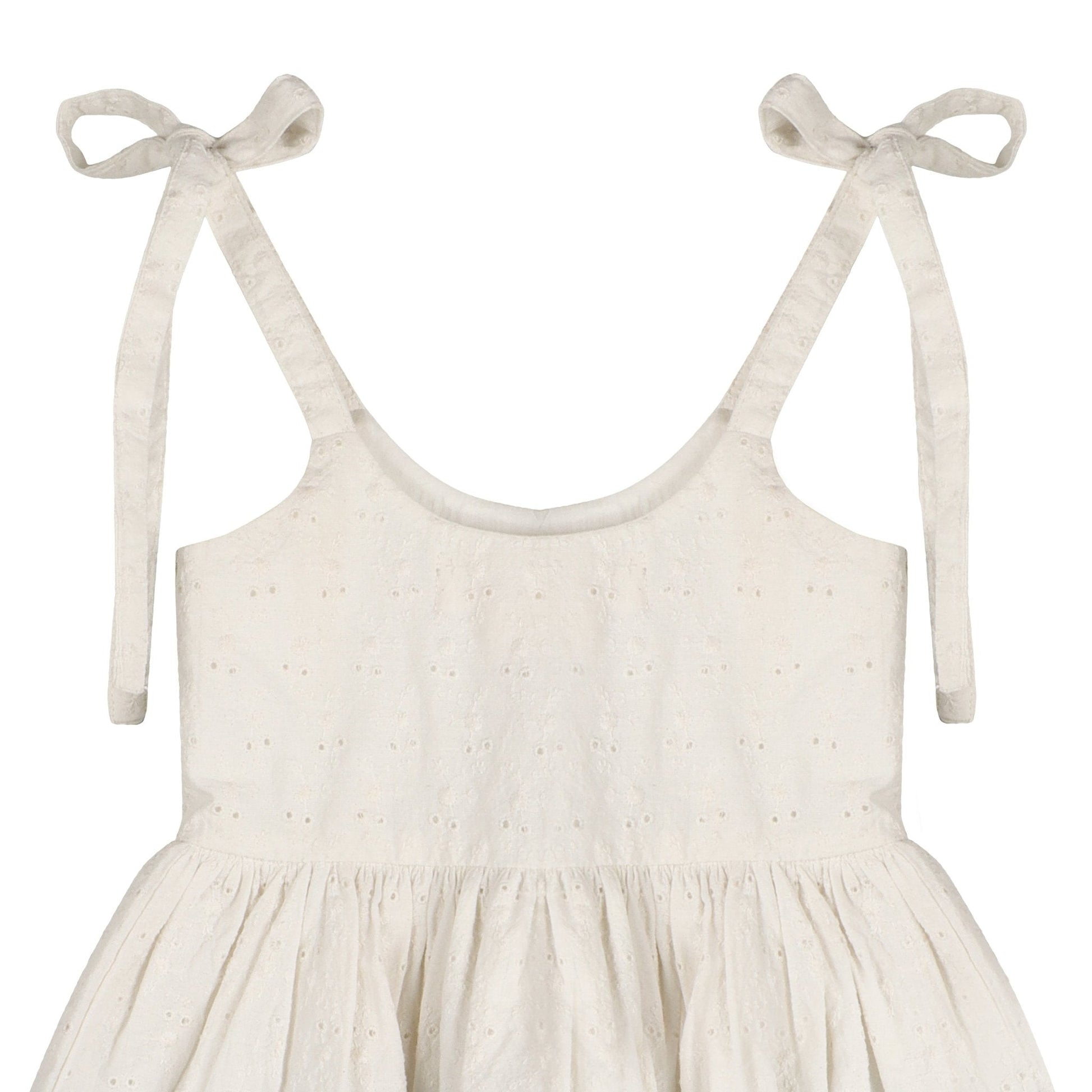 Ocean Ombre Nautical Schiffli | Hand-Dyed 100% Cotton Dress