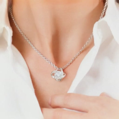 Love Knot Necklace – Gift for Mom