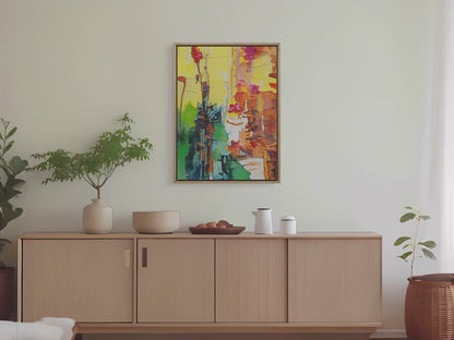Colorful Urban Abstract Fine Art Print, Home Decor, Gift for Art Lovers, Bright Room Accent, Unique Wall Piece