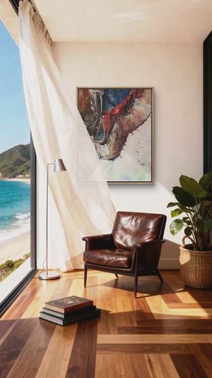 Horse Portrait Canvas Wall Art - Rustic Equestrian Home Decor | The Artist's Muse Print