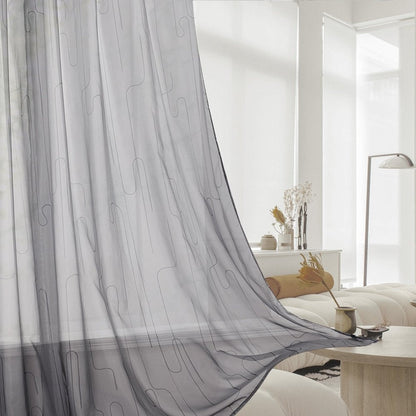 Pure Morning Haze Sheer Curtains