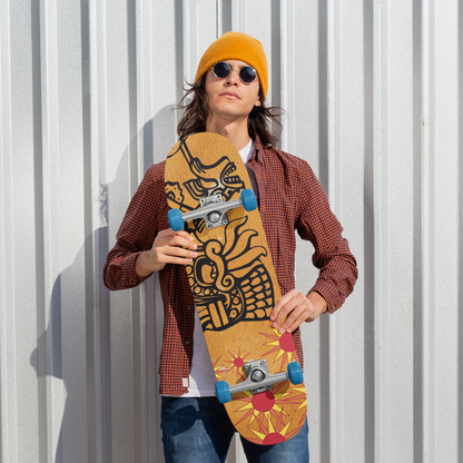 8 3/4" Skates Complete Heraldic Popsicle Skateboard