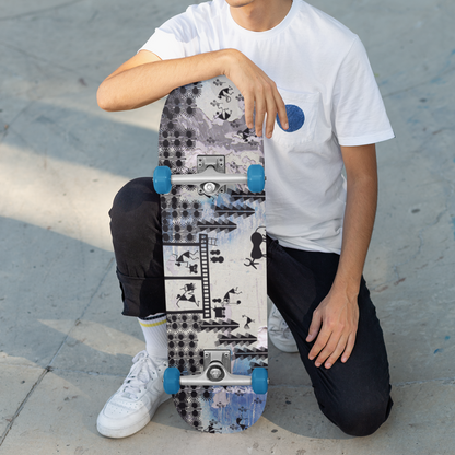 8-1/4 Indian tribal figures Skateboard Deck