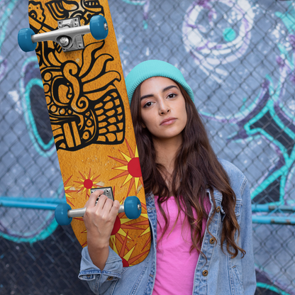 8 3/4" Skates Complete Heraldic Popsicle Skateboard