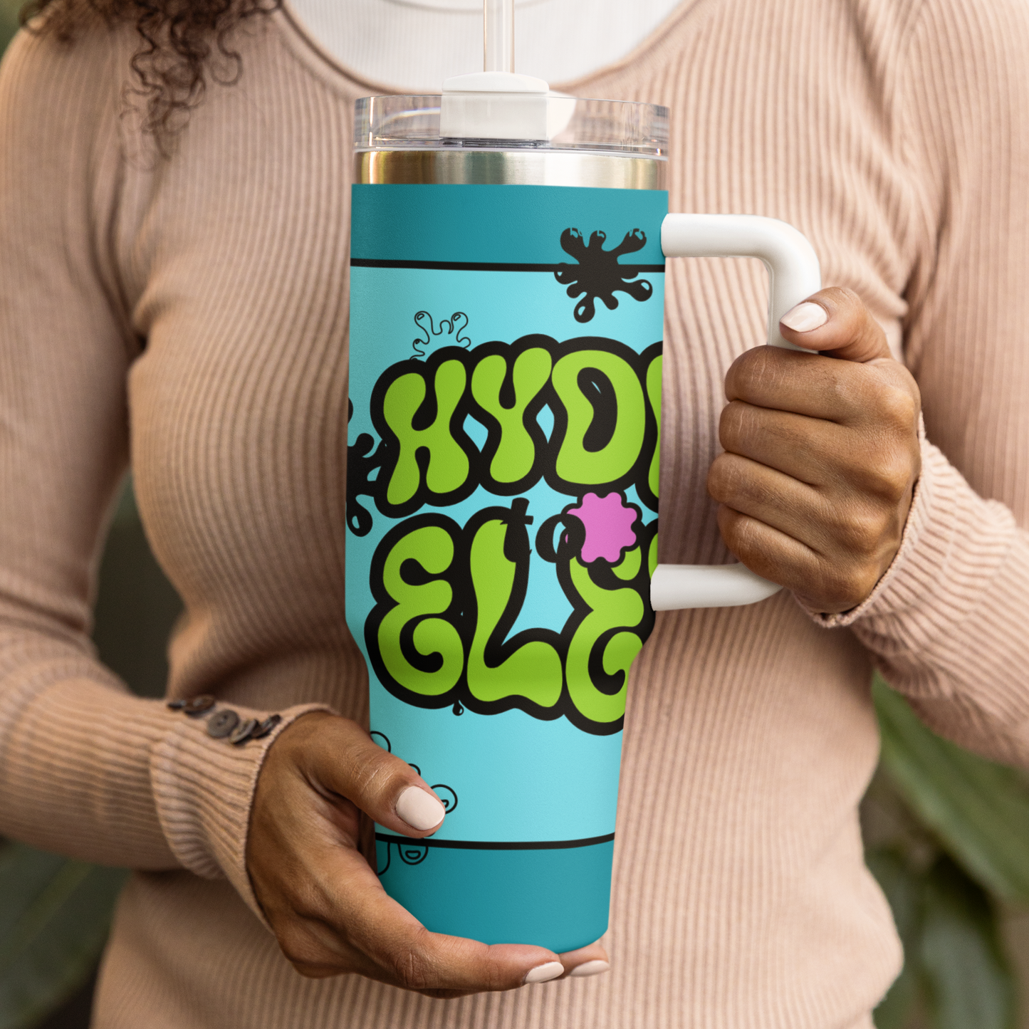 40 oz Tumbler With Handle