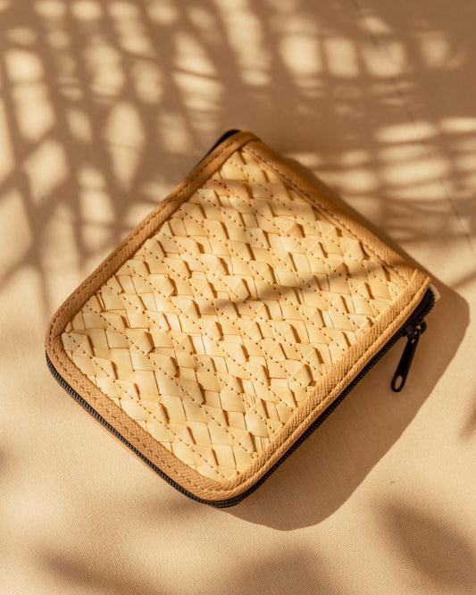 Cove Rattan & Canvas Eco Tote Bag