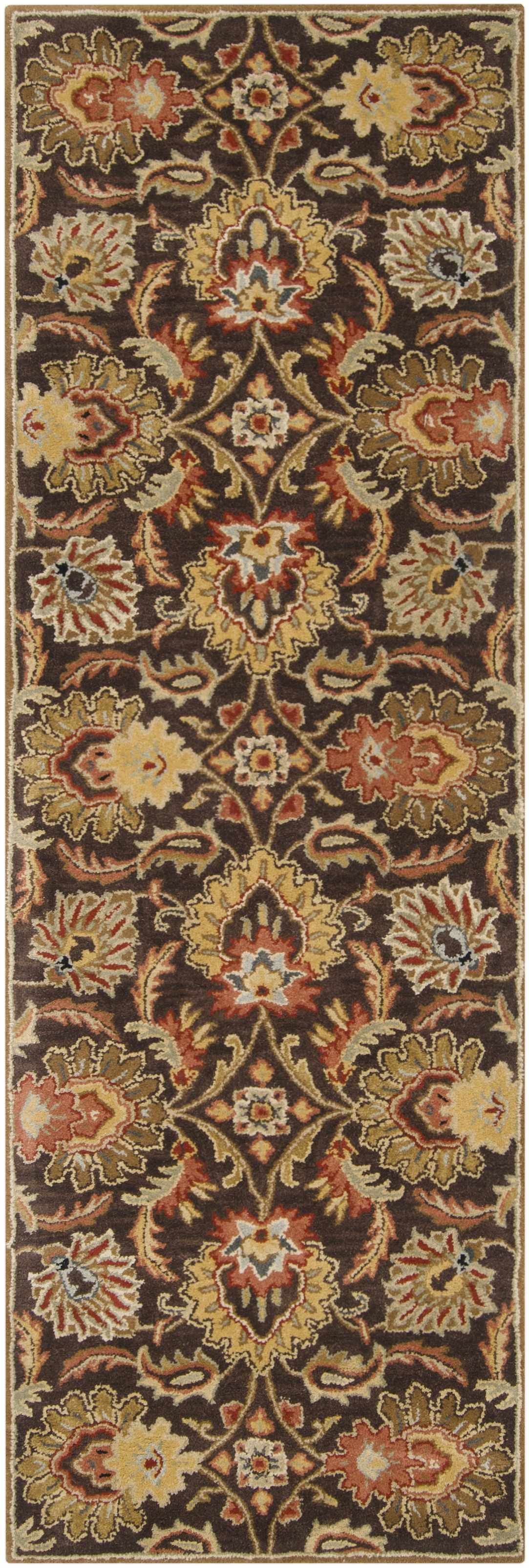 Chesterton 1028 Hand Tufted Brown Wool Rug 2'6" x 8' Runner