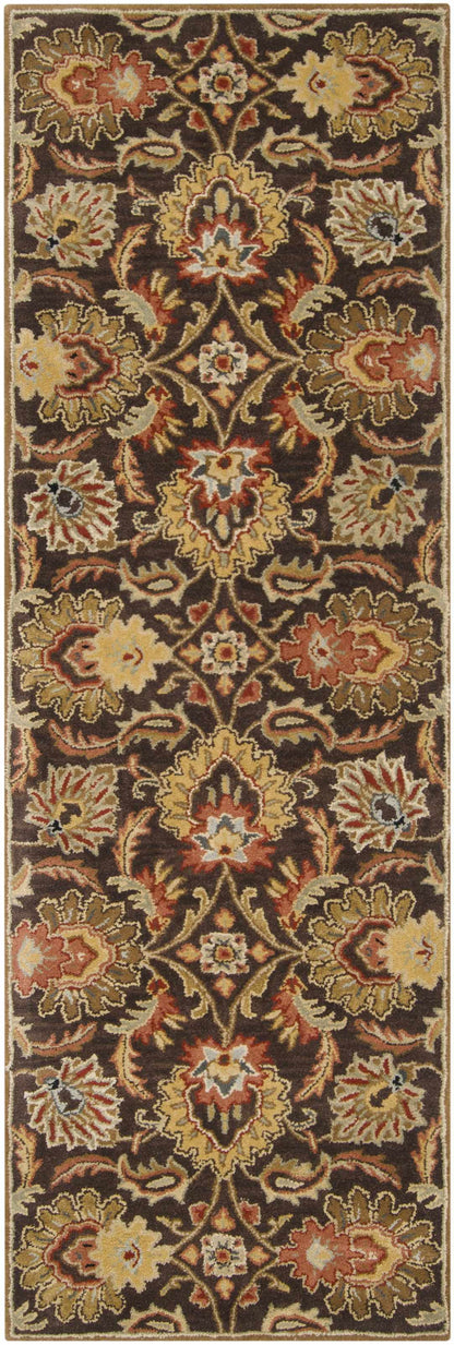Chesterton 1028 Hand Tufted Brown Wool Rug 2'6" x 8' Runner