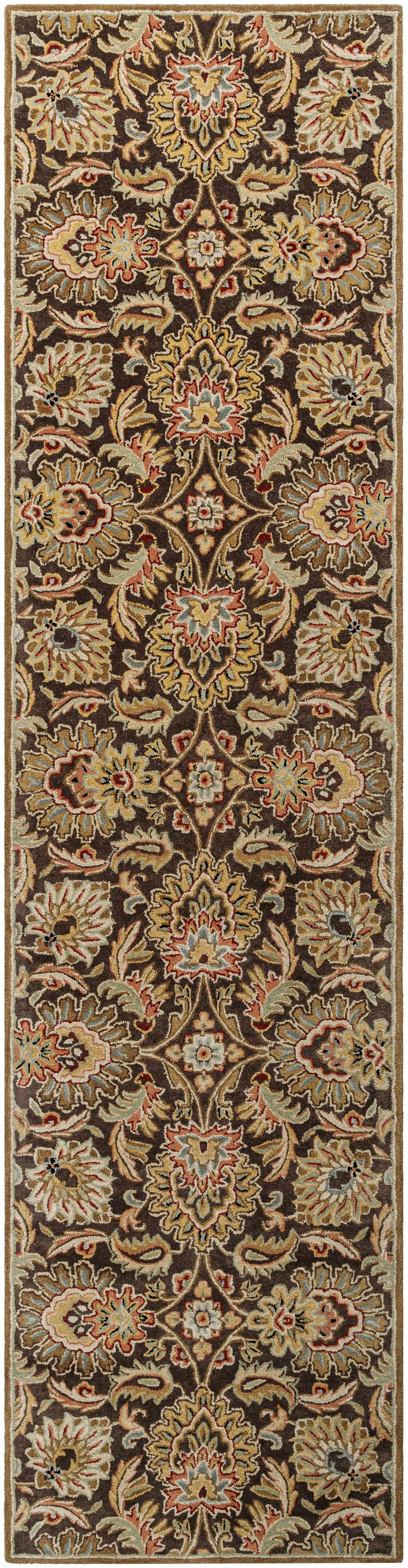 Chesterton 1028 Hand Tufted Brown Wool Rug 3' x 12' Runner