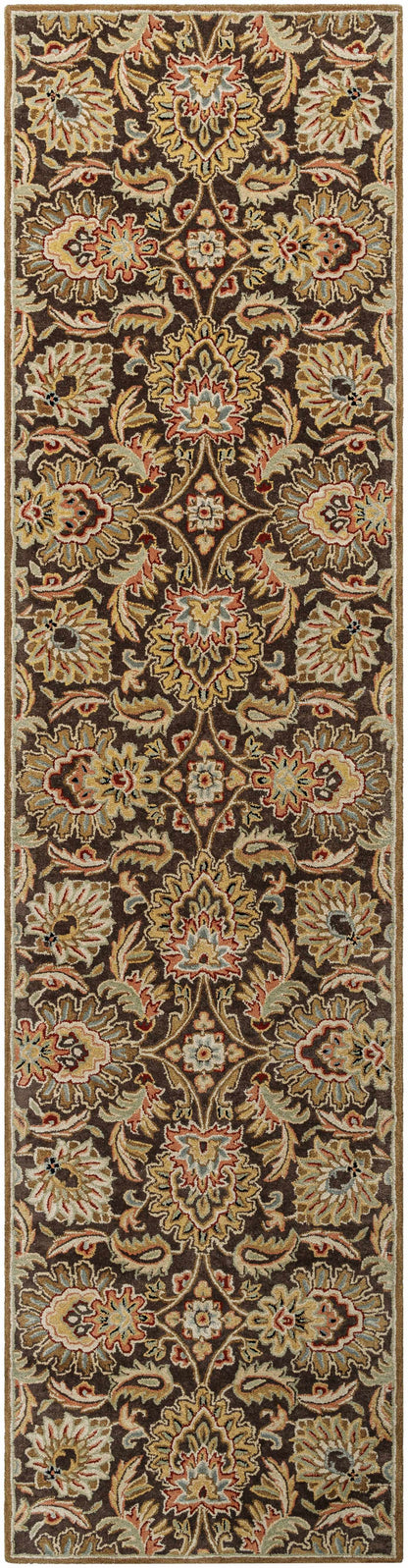 Chesterton 1028 Hand Tufted Brown Wool Rug 3' x 12' Runner