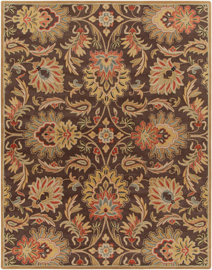 Chesterton 1028 Hand Tufted Brown Wool Rug 7'6" x 9'6" Rectangle