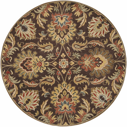 Chesterton 1028 Hand Tufted Brown Wool Rug 8' Round